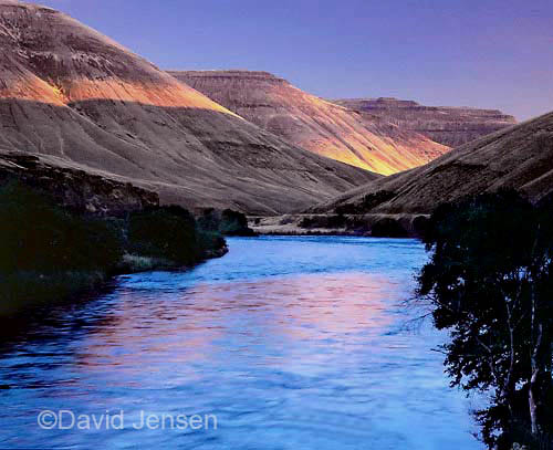 deschutes river sunrise