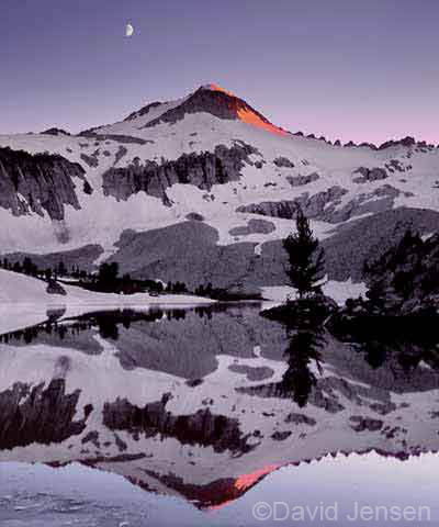 glacier peak sunset