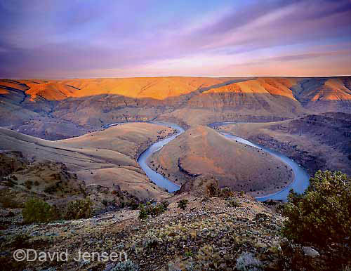 horseshoe bend, john day river