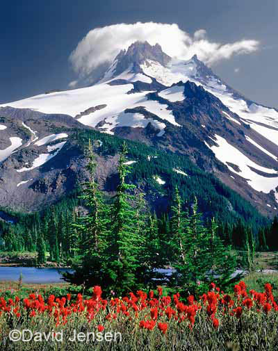 russell lake, mt jefferson