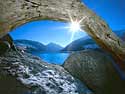 Beached Arch at Wallowa Lake 