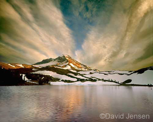 south sister sunset